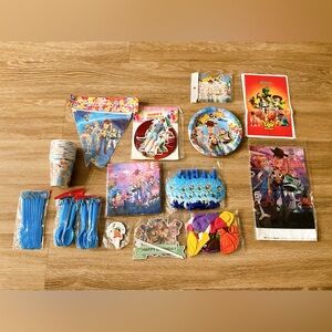 Toy Story Birthday Supplies +80pcs Cake Topper Balloons Napkins Plates and More